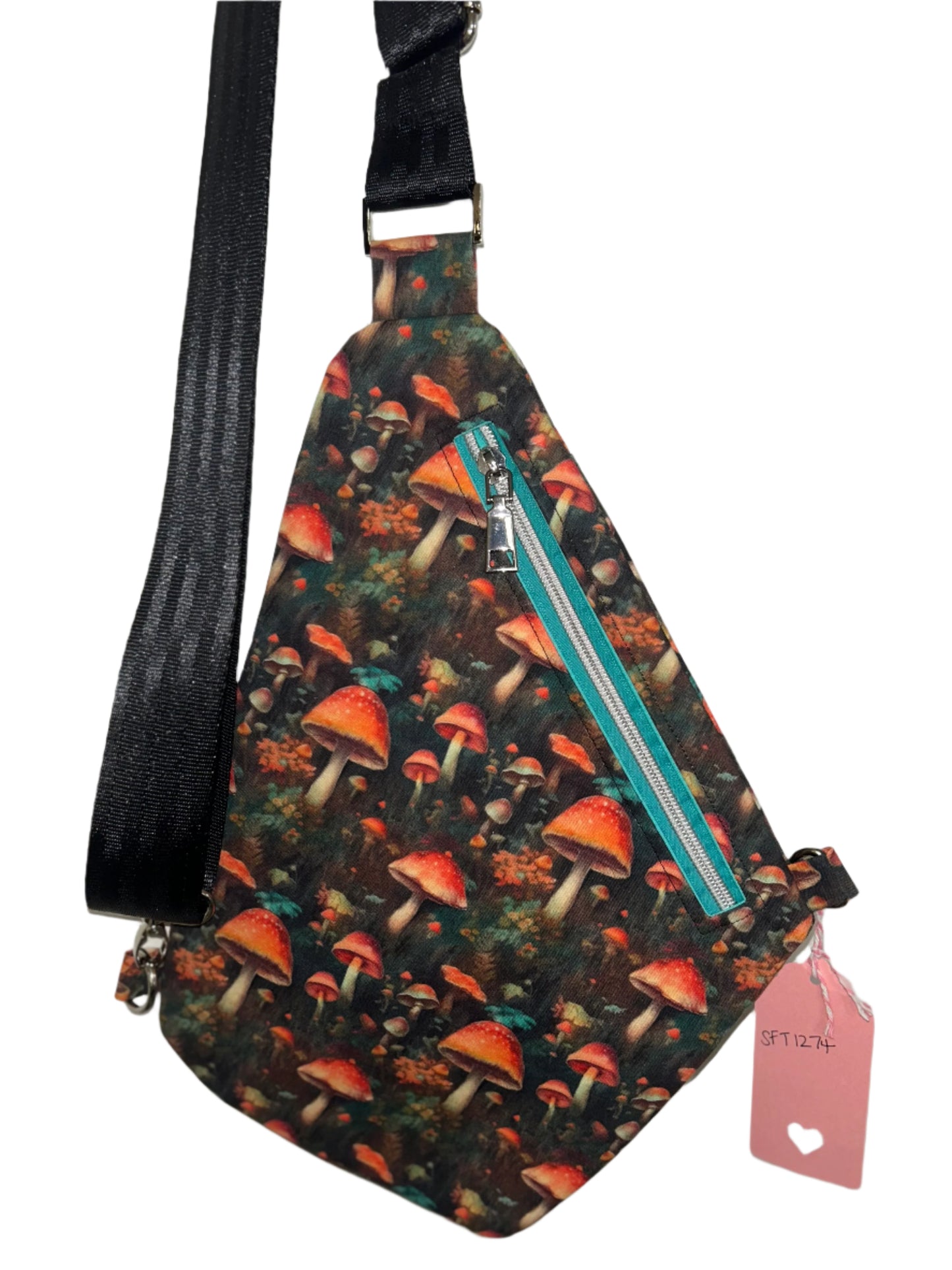 Mushroom Fields Convertible Traveler Bag