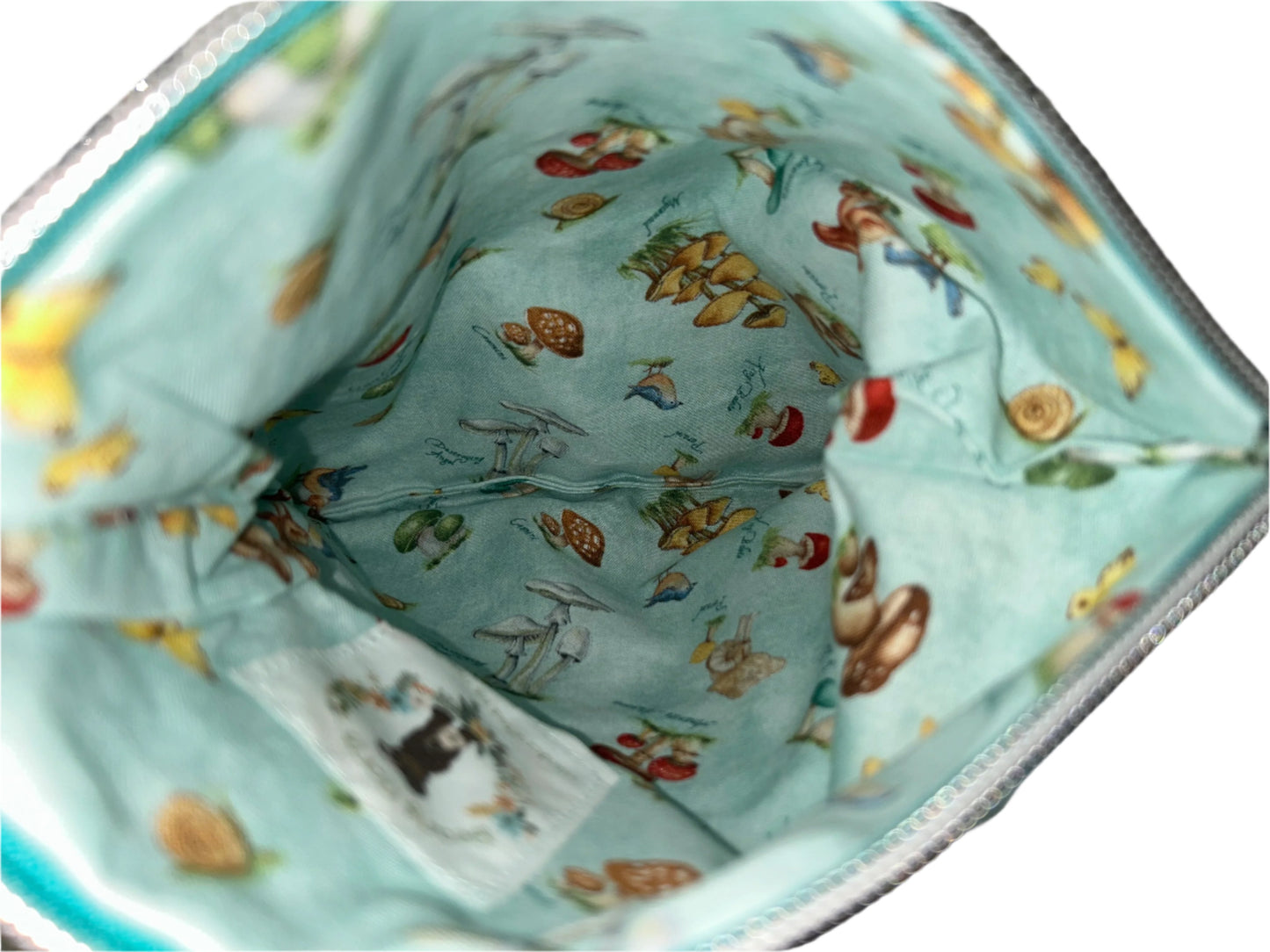 Gnomes and Mushrooms Fold Over Crossbody Bag