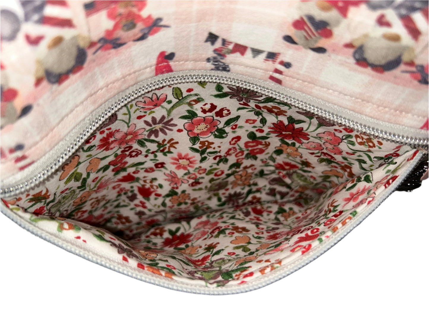 Gnome Me in the USA Triple Zip Crossbody Bag