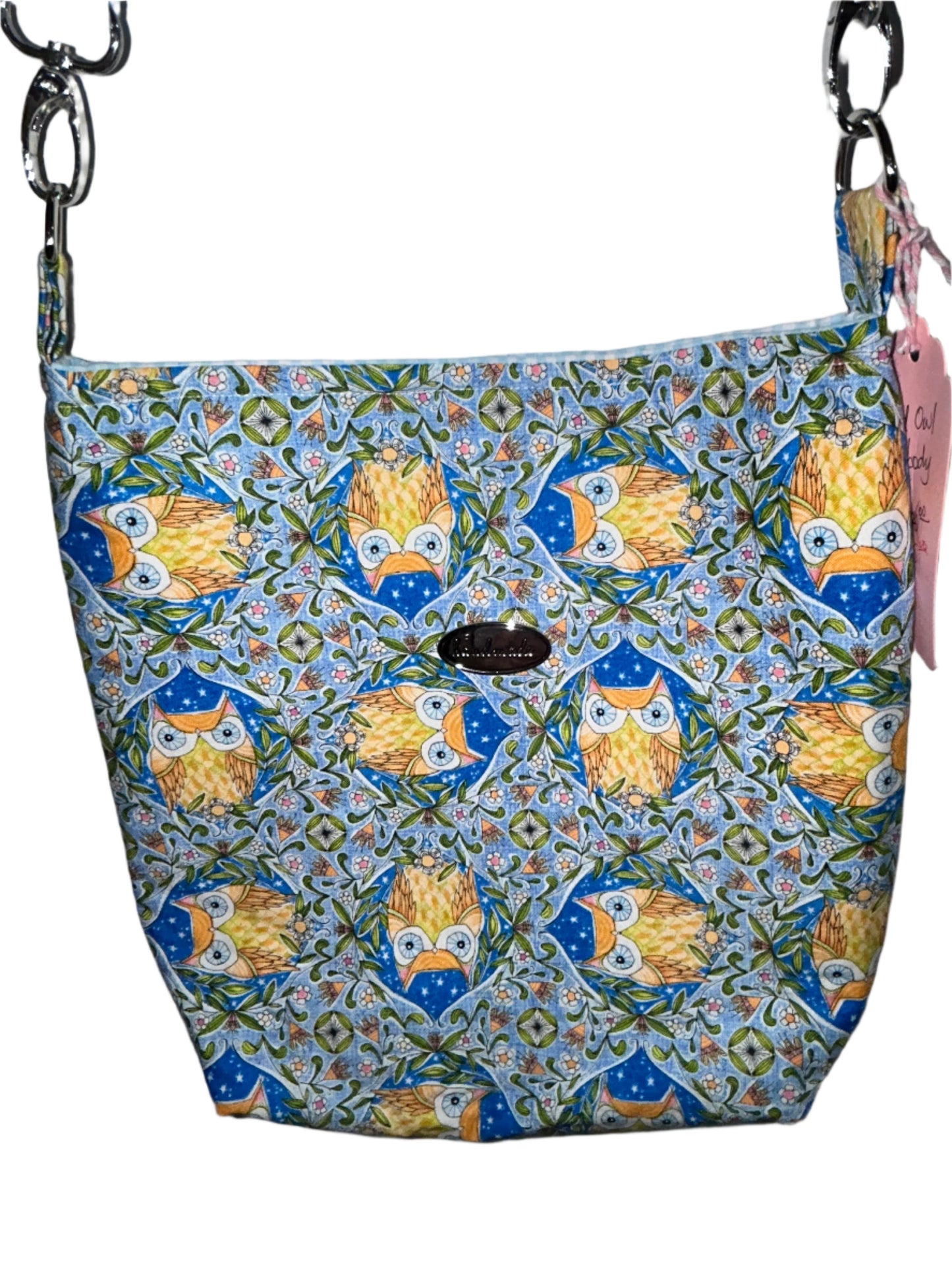 Tossed Owl Crossbody Bag