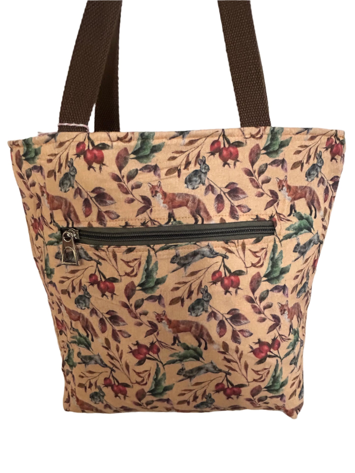 Reversible Fall to Fox Themed Tote