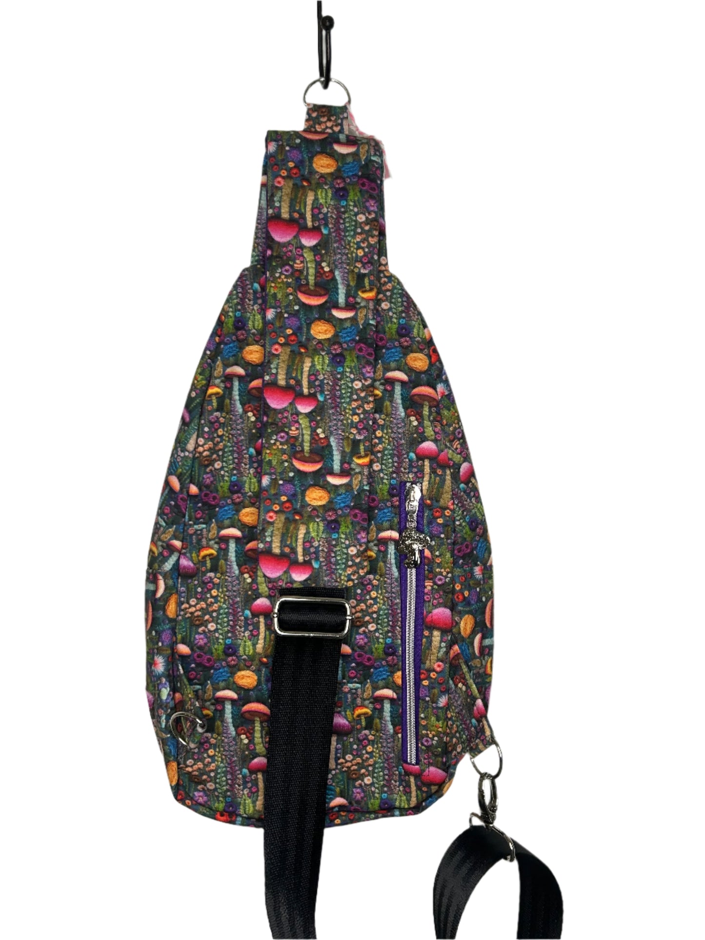 Mushroom Fields Retro Sling Bag
