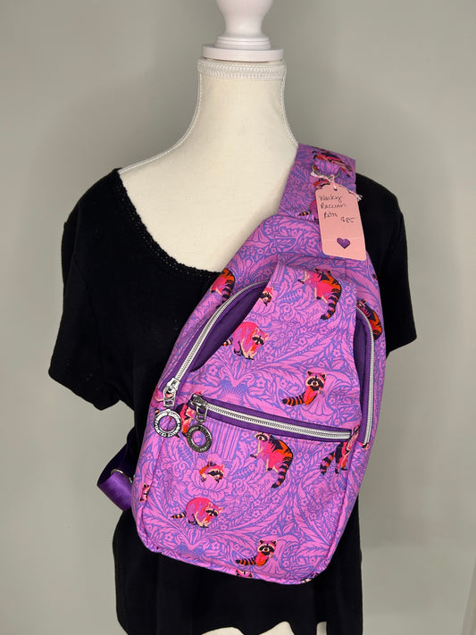 Wacky Raccoon’s Retro Sling Bag