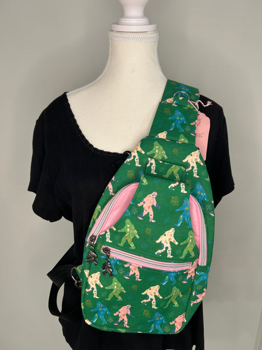 Preppy Bigfoot Retro Sling Bag