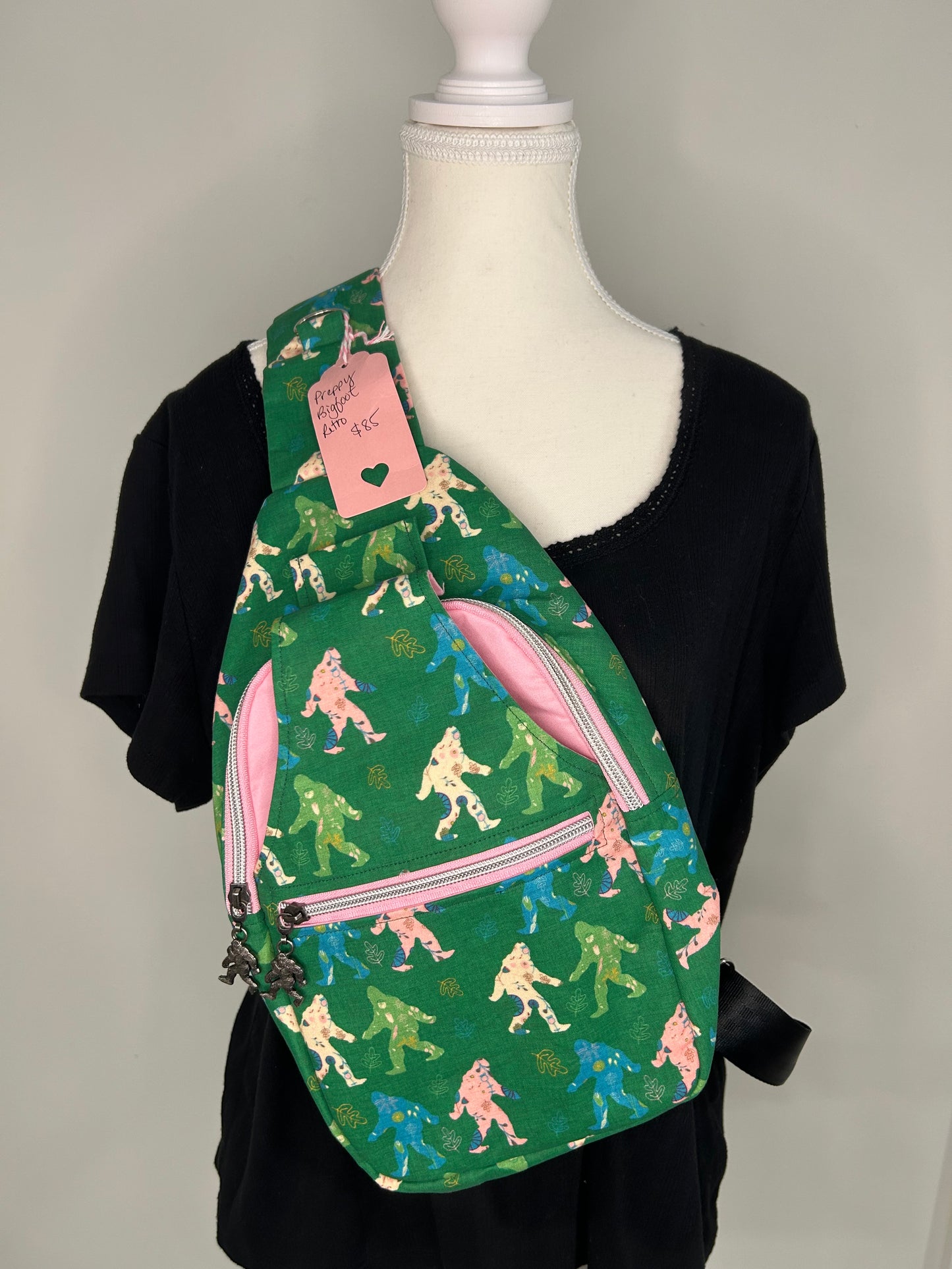 Preppy Bigfoot Retro Sling Bag