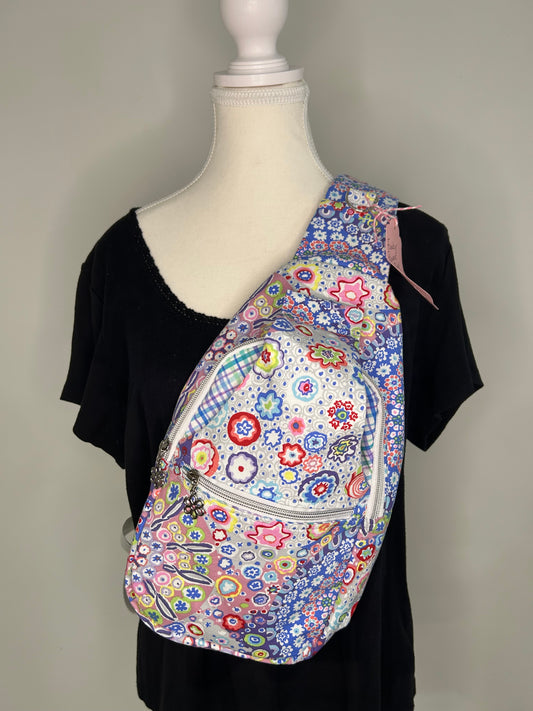 Funky Flowers Retro Sling Bag
