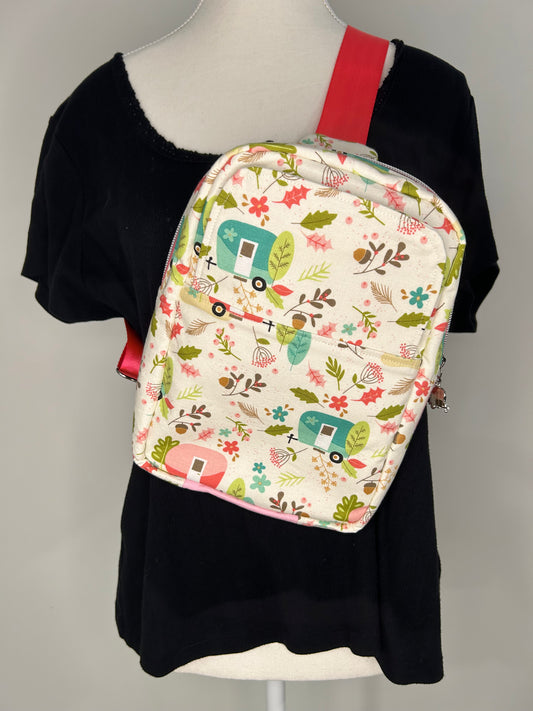 Floral Camping Joey Sling Bag