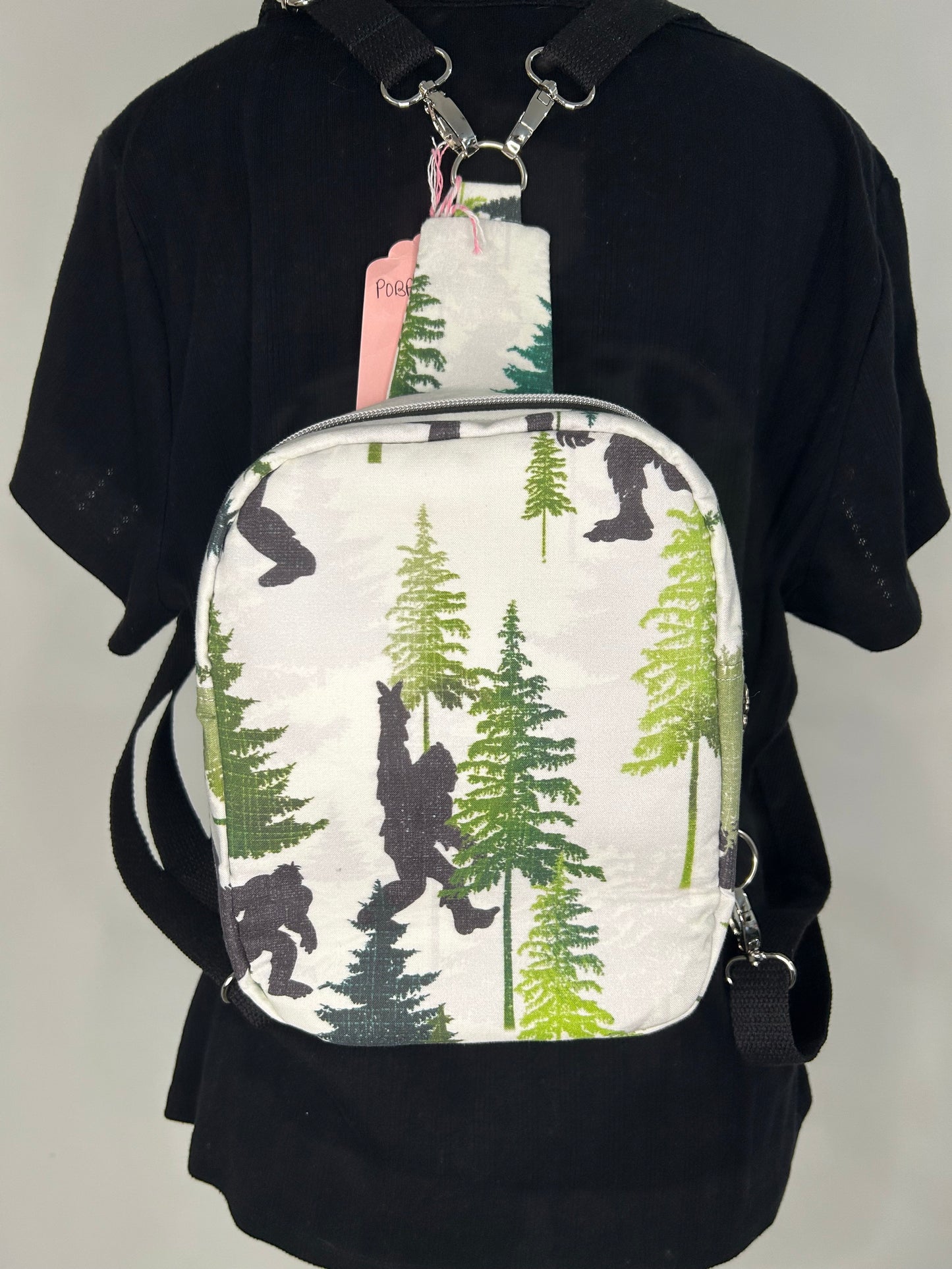 4 in 1 Peace Out Bigfoot Convertible Pebble Bag