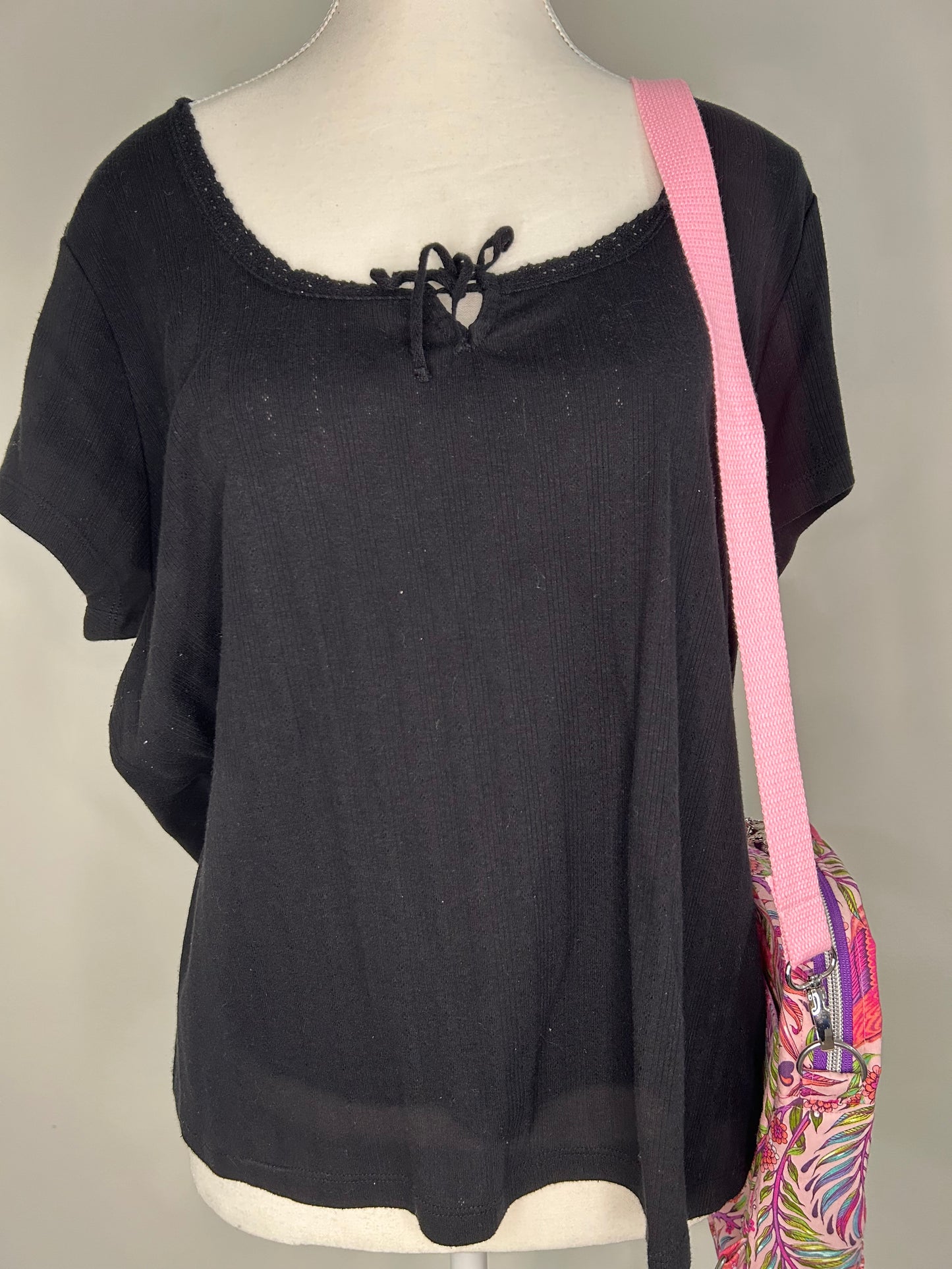 Flamingo Mingle Convertible Pebble Bag