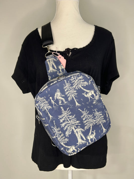Friends of Bigfoot Convertible Pebble Bag
