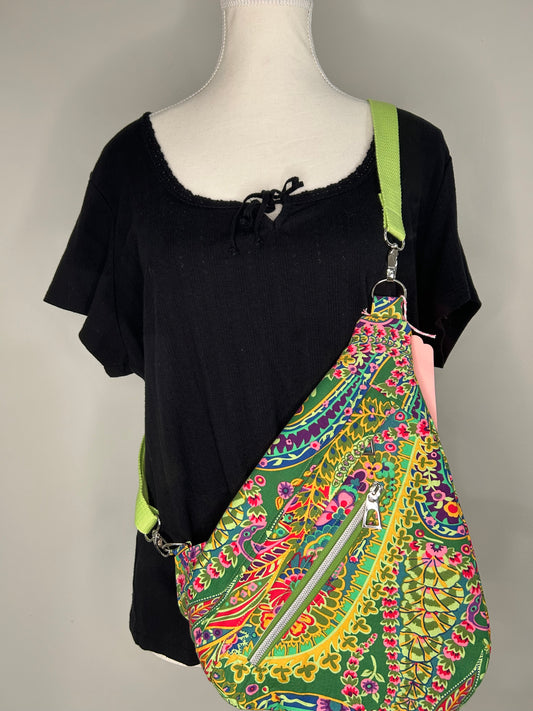 Funky Floral Finn Sling Bag