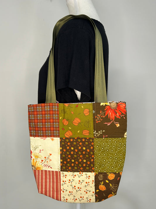 Fully Reversible Fall to Woodland Tote