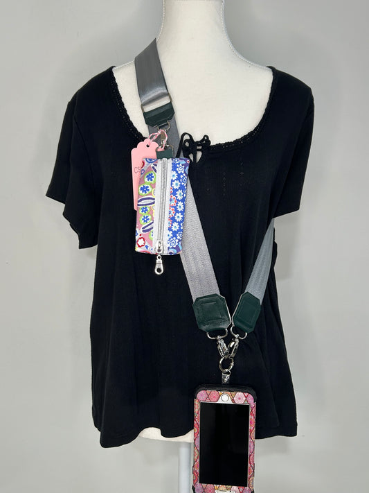 Cellphone Sling with Removable Zipper Pouch