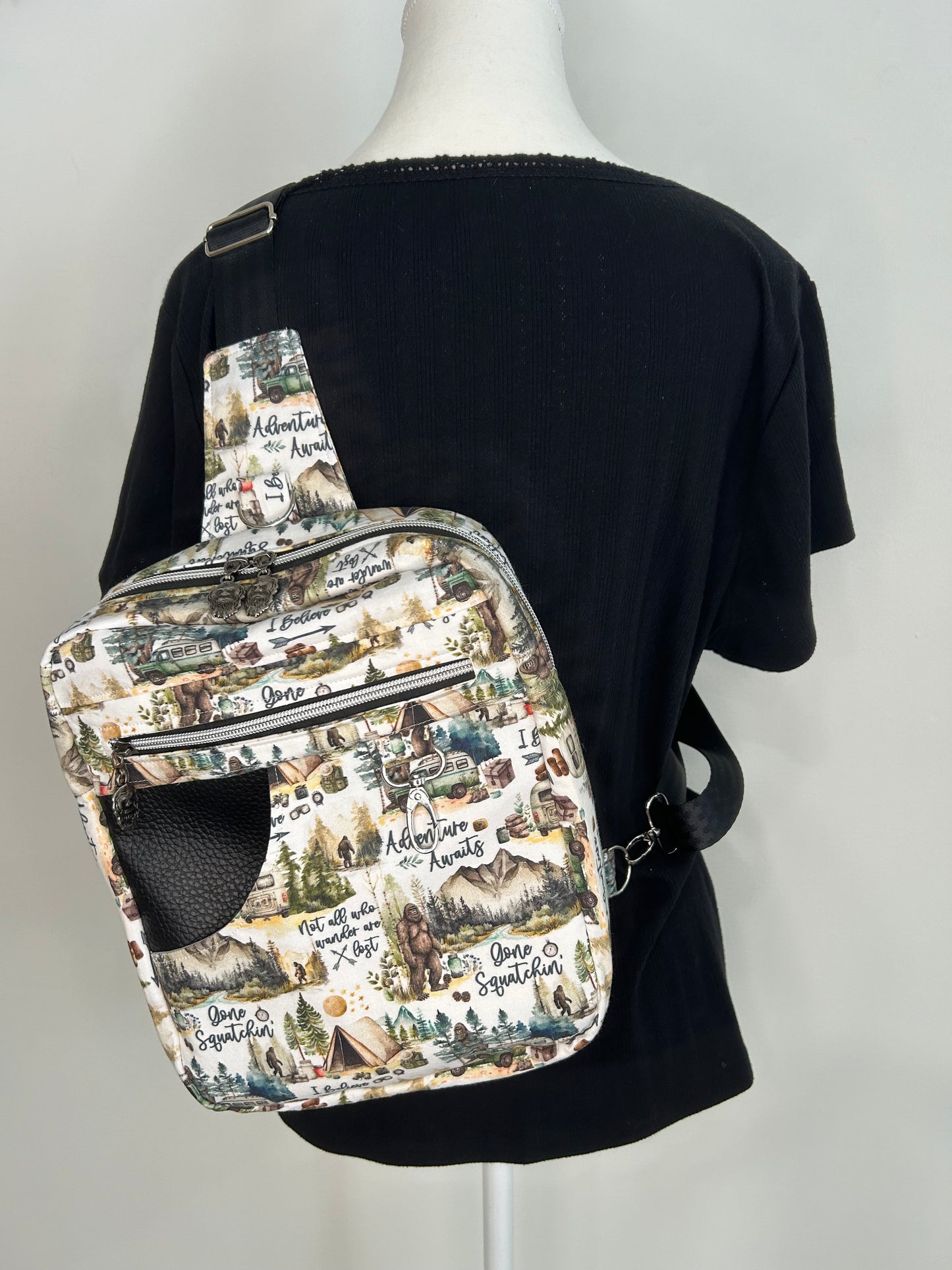 I Believe In Bigfoot Reporter Sling Bag