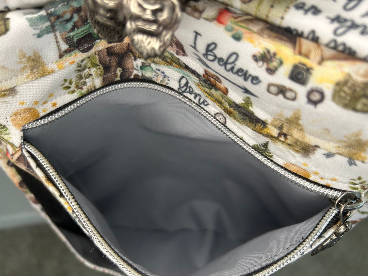 I Believe In Bigfoot Reporter Sling Bag