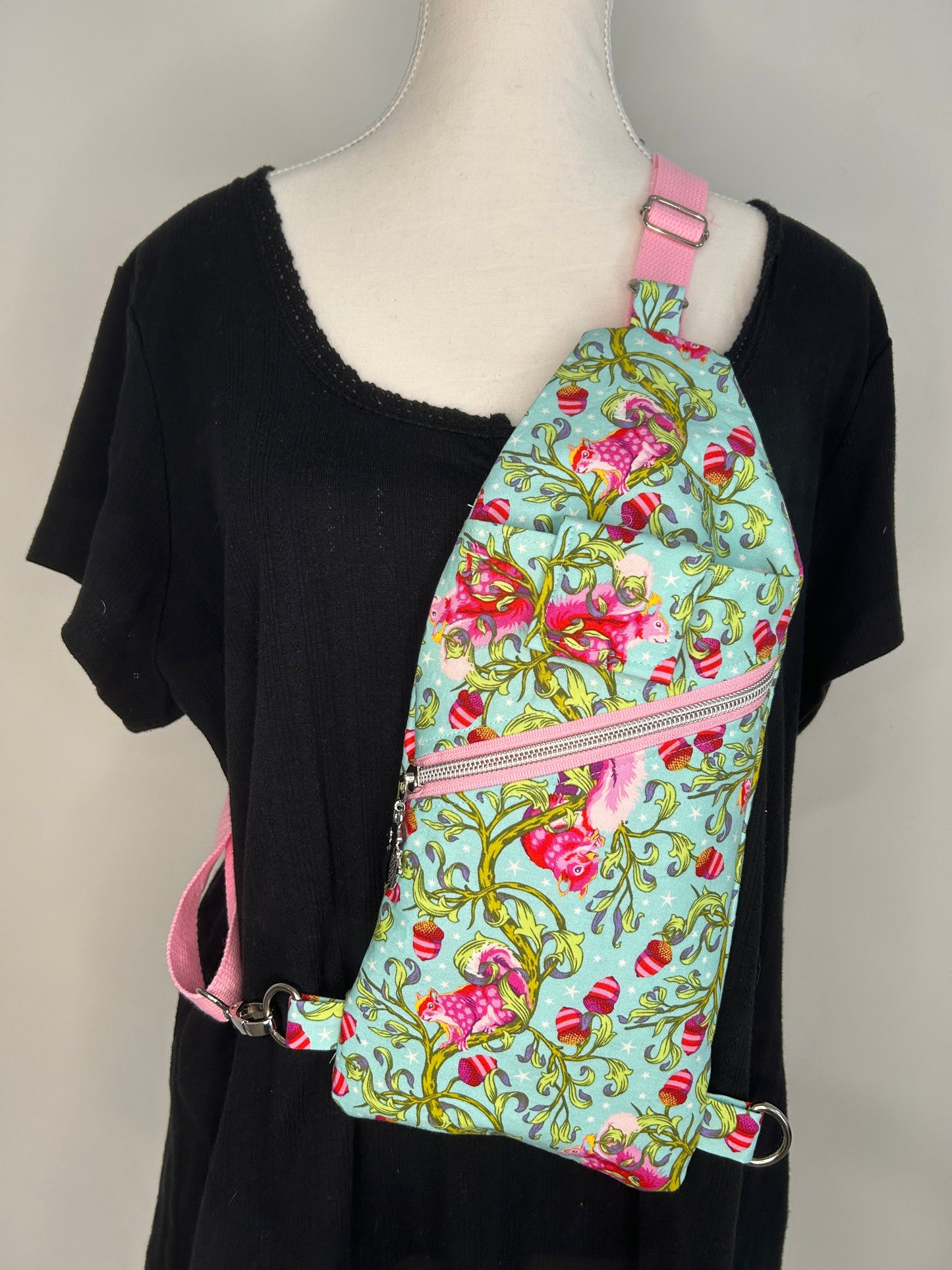 Go Nuts Squirrel Mini Traveler Sling Bag