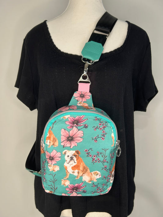 English Bulldog Mav Pack Sling Bag