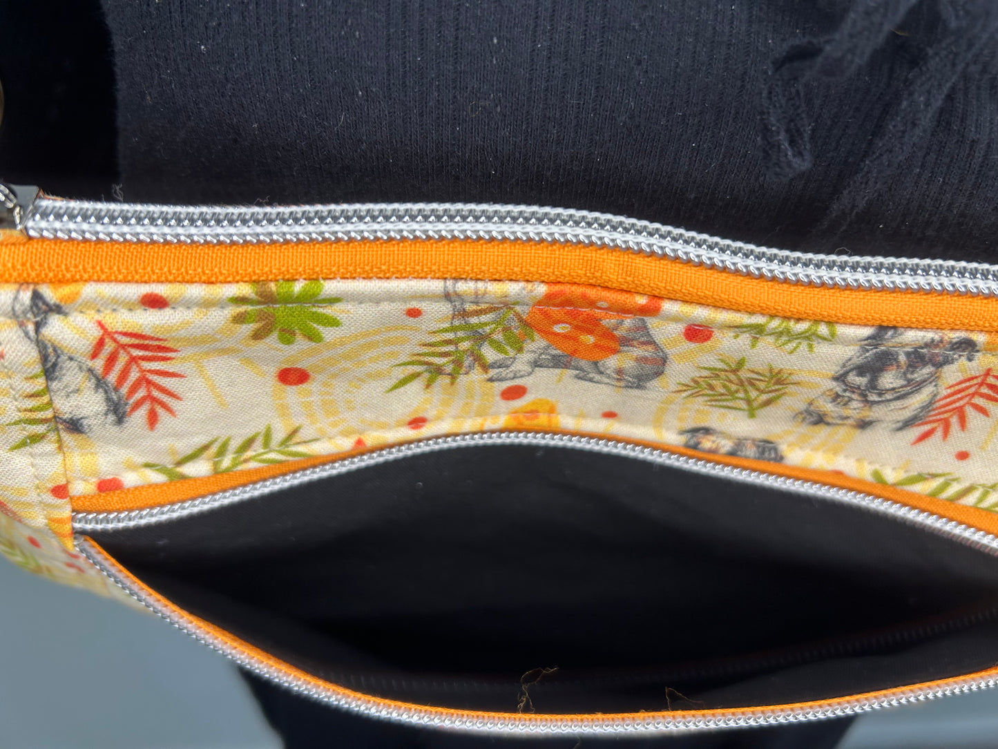 English Bulldog Dayna Double Zip Sling or Fanny Pack