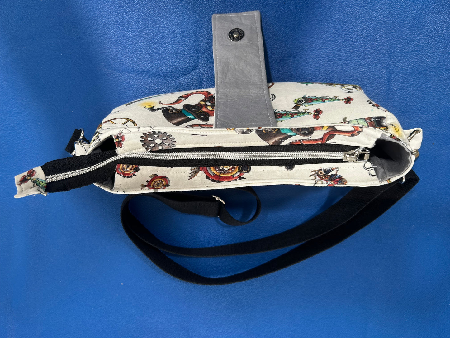 Aquatic Steampunk Ava Shoulder or Crossbody Bag Purse