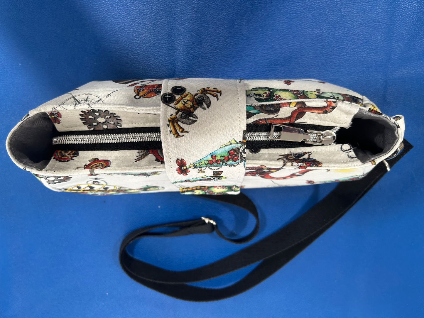 Aquatic Steampunk Ava Shoulder or Crossbody Bag Purse